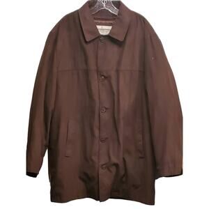 Norm Thompson Wear 3 Different Ways Trench Coat Wool Blend Jacket Rain XL Reg